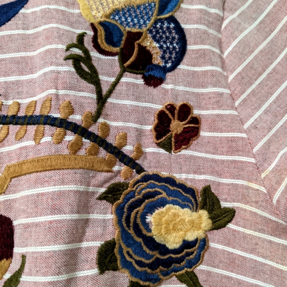 Orange Creek S Rose Embroidered Dress